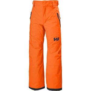 Helly Hansen Junior Legendary Pant – Waterproof Kids Snow Pants – Articulated Boys Ski Bottoms, Extendable Snow Gear for Kids(278 Neon Orange)