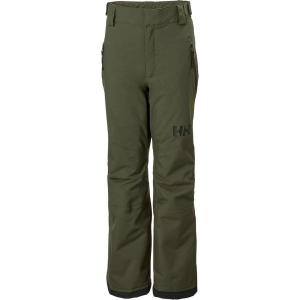 Helly Hansen Junior Legendary Pant – Waterproof Kids Snow Pants – Articulated Boys Ski Bottoms, Extendable Snow Gear for Kids(431 Utility Green)