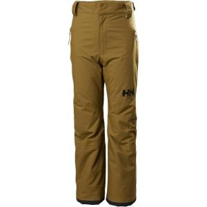 Helly Hansen Junior Legendary Pant – Waterproof Kids Snow Pants – Articulated Boys Ski Bottoms, Extendable Snow Gear for Kids(718 Sepia)