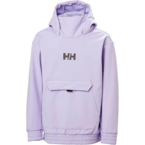 Helly-Hansen Junior Powder Softshell Hoodie – Unisex Lightweight Weather-Resistant Jacket for Kids, Outdoor Adventures(698 Bright Lavender)