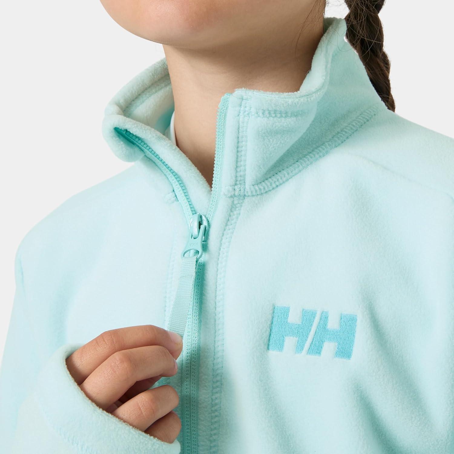 imageHellyHansen Juniors Daybreaker 20 Jacket Lightweight Warm Breathable Zip Fleece Durable Packable Polartec Fabric537 Barely Blue