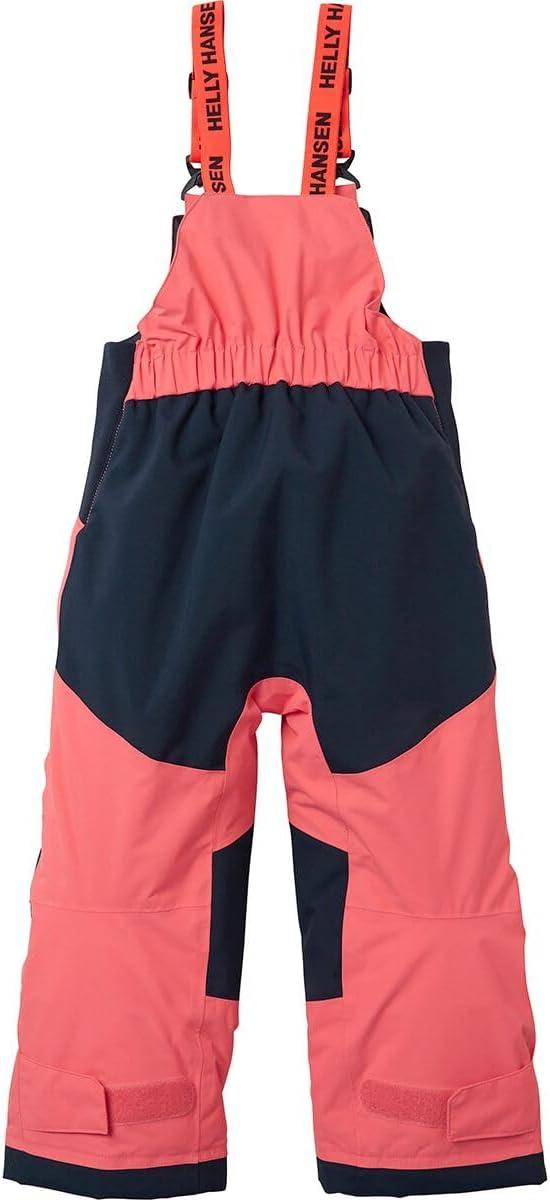 imageHellyHansen Stellar Bib Pant Junior Girls Snow Pants for Winter Activities Waterproof Breathable Durable Ski Gear098 Sunset Pink