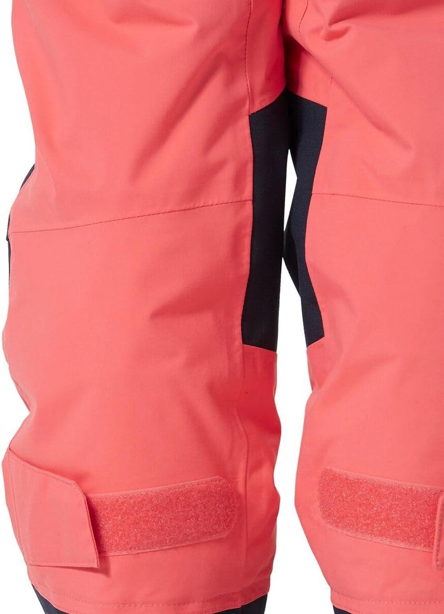 imageHellyHansen Stellar Bib Pant Junior Girls Snow Pants for Winter Activities Waterproof Breathable Durable Ski Gear098 Sunset Pink