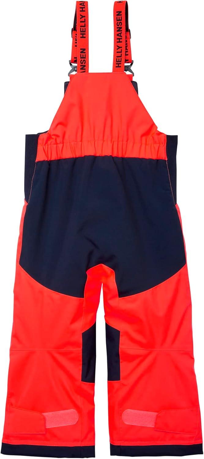imageHellyHansen Stellar Bib Pant Junior Girls Snow Pants for Winter Activities Waterproof Breathable Durable Ski Gear247 Neon Coral
