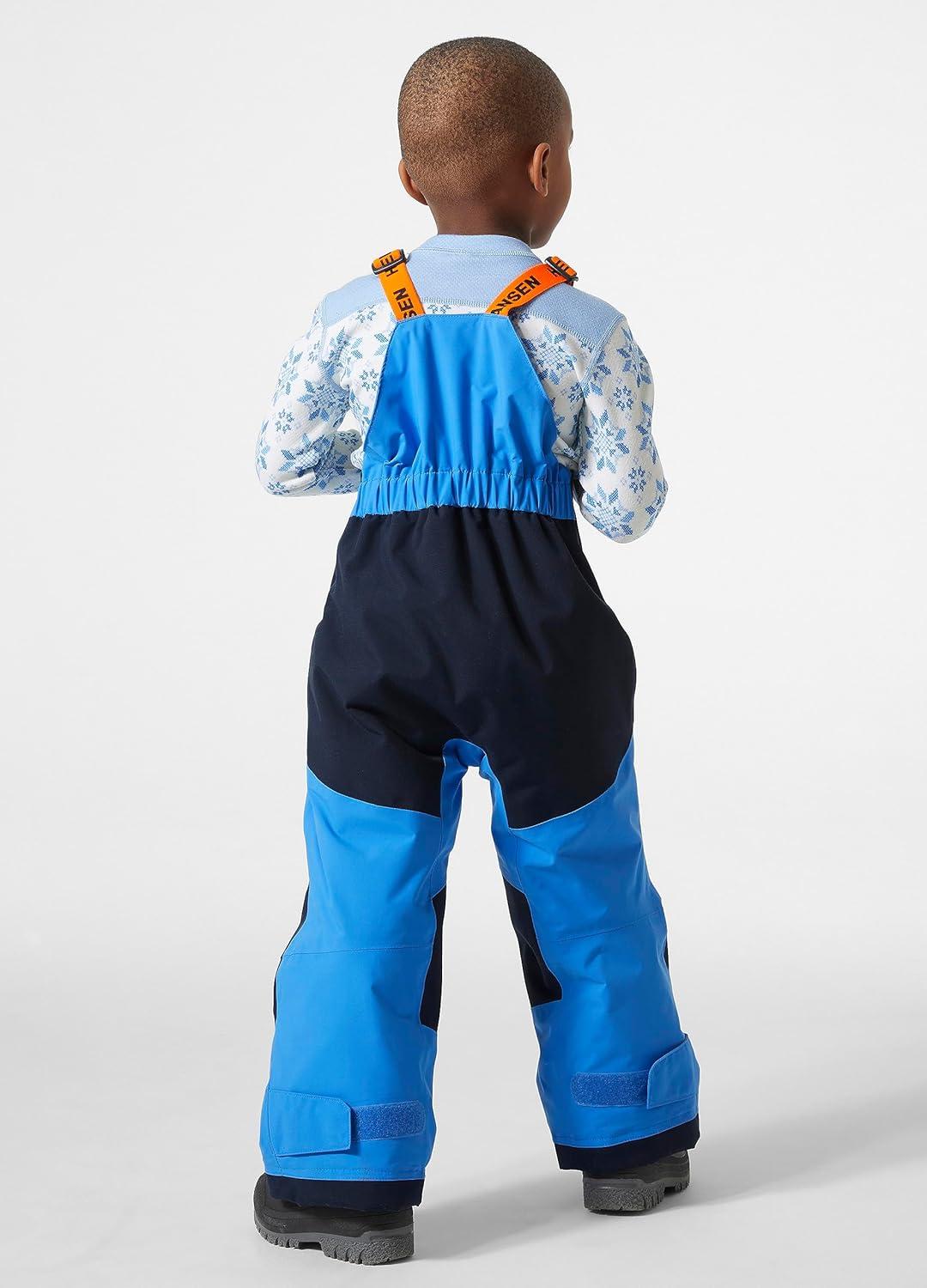 imageHellyHansen Stellar Bib Pant Junior Girls Snow Pants for Winter Activities Waterproof Breathable Durable Ski Gear554 Ultra Blue