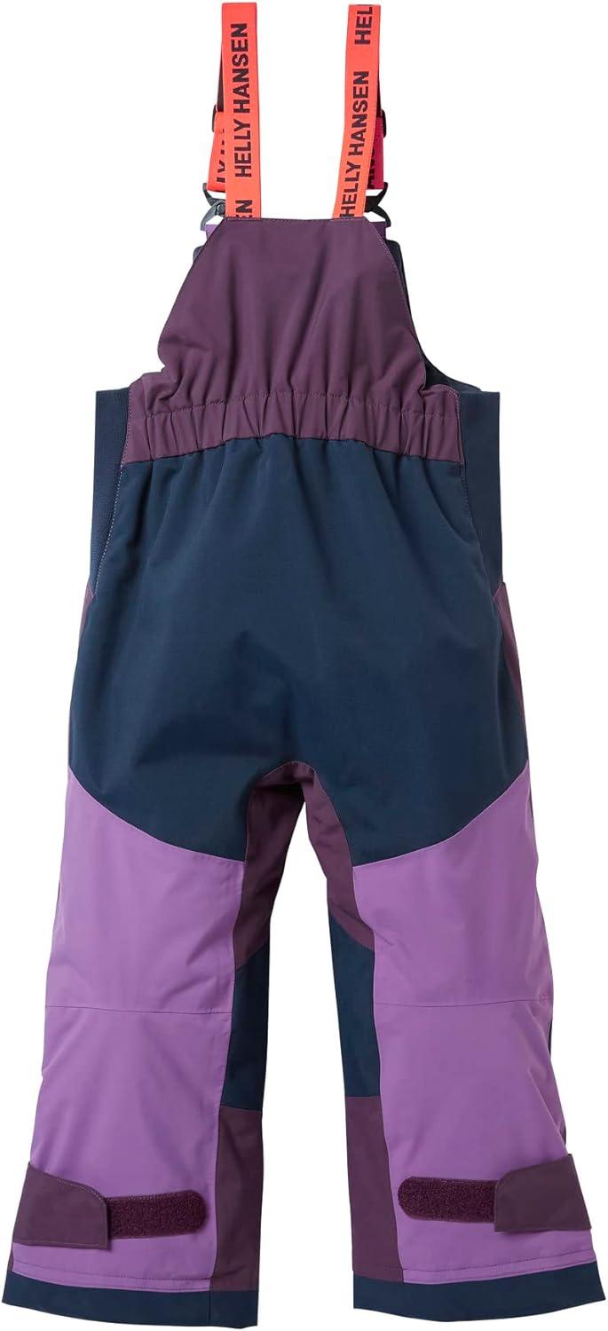 imageHellyHansen Stellar Bib Pant Junior Girls Snow Pants for Winter Activities Waterproof Breathable Durable Ski Gear670 Amethyst