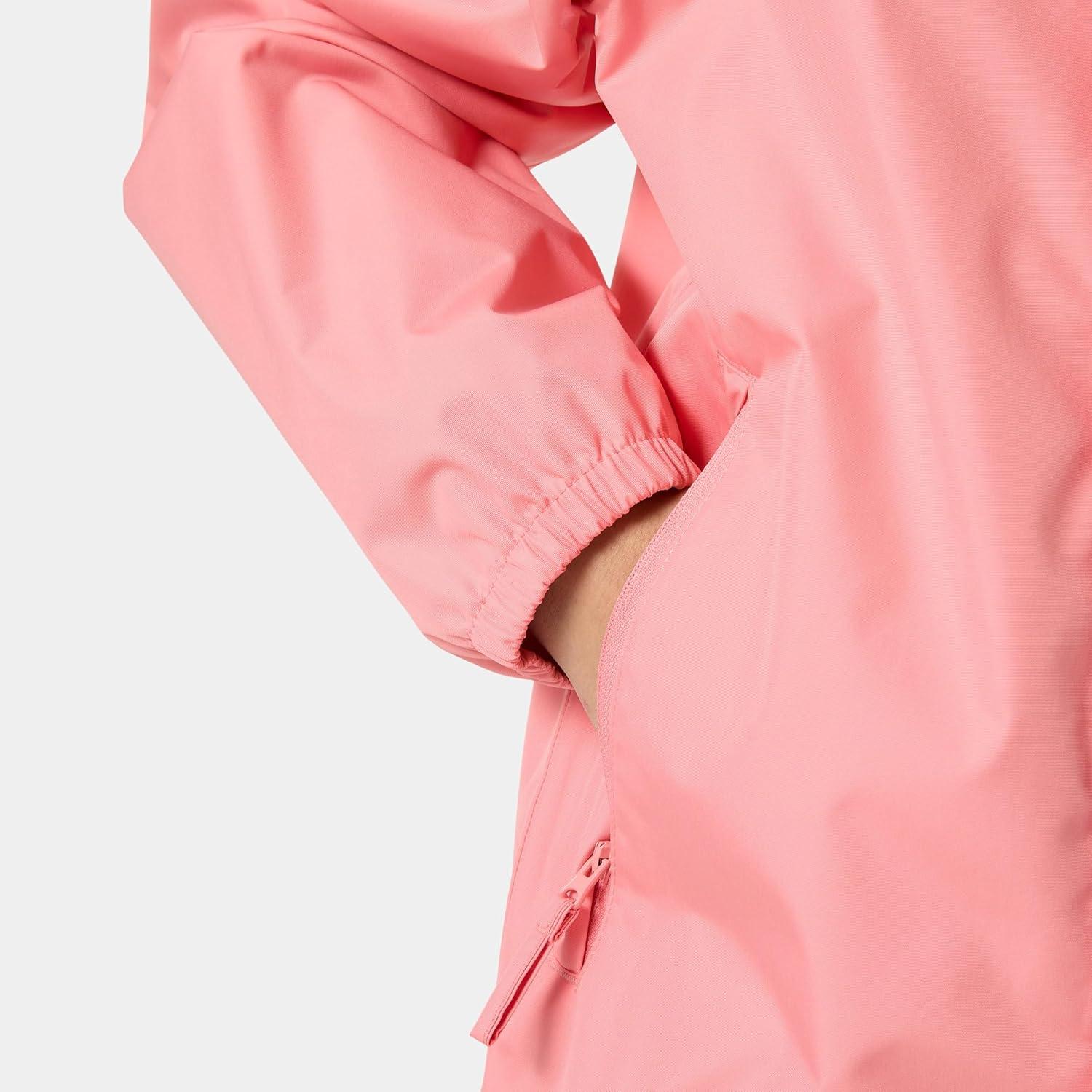imageHellyHansen Vancouver Rain Jacket for Juniors Waterproof HELLY TECH Protection SeamSealed Detachable Hood Elastic Cuffs066 Coral Almond
