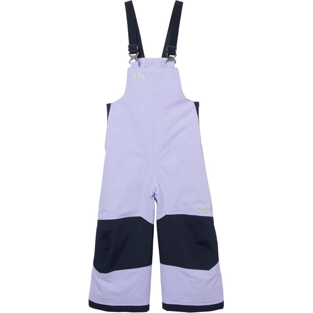 imageHellyHansen Stellar Bib Pant Junior Girls Snow Pants for Winter Activities Waterproof Breathable Durable Ski Gear698 Bright Lavender