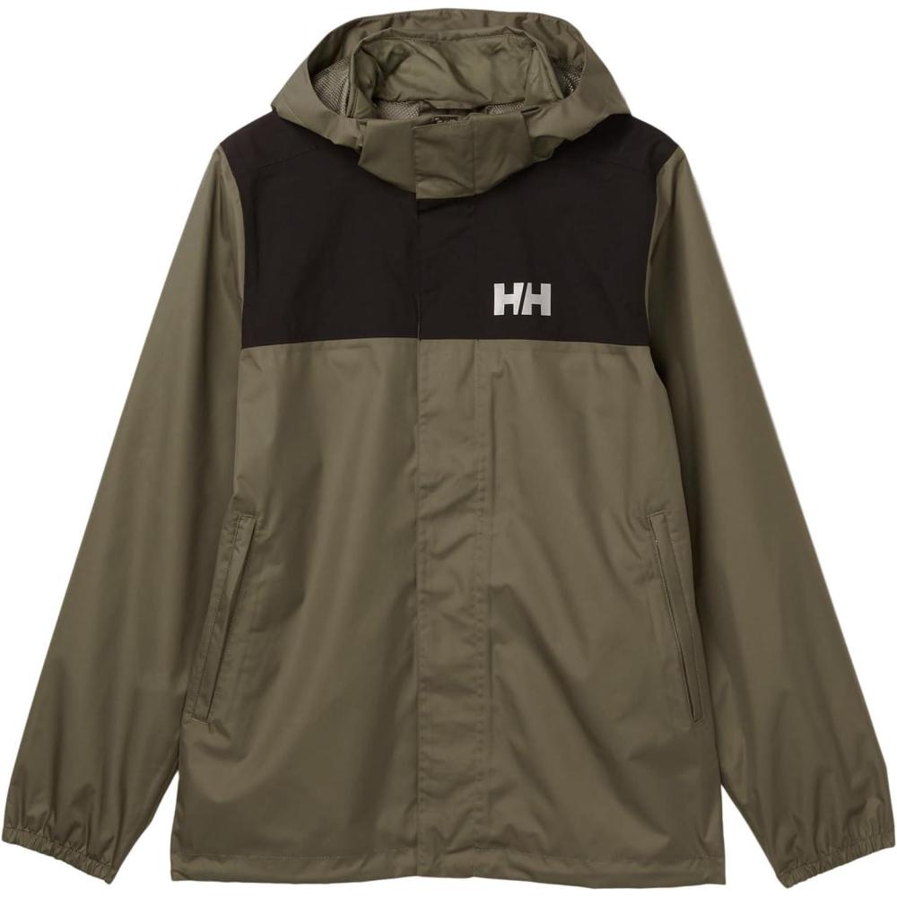 imageHellyHansen Vancouver Rain Jacket for Juniors Waterproof HELLY TECH Protection SeamSealed Detachable Hood Elastic Cuffs425 Lav Green