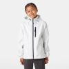 Helly Hansen boys Crew Hooded Jacket(002 White)