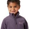 Helly-Hansen Juniors’ Daybreaker 2.0 Jacket – Lightweight, Warm, Breathable Zip Fleece – Durable, Packable Polartec Fabric(654 Smoked Purple)