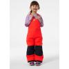 Helly-Hansen Stellar Bib Pant – Junior Girls Snow Pants for Winter Activities, Waterproof, Breathable, Durable Ski Gear(247 Neon Coral)