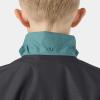 Helly-Hansen Vancouver Rain Jacket for Juniors, Waterproof HELLY TECH Protection, Seam-Sealed, Detachable Hood, Elastic Cuffs(494 Opal Green)