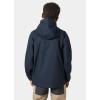 Helly-Hansen Vancouver Rain Jacket for Juniors, Waterproof HELLY TECH Protection, Seam-Sealed, Detachable Hood, Elastic Cuffs(598 Navy)