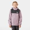 Helly-Hansen Vancouver Rain Jacket for Juniors, Waterproof HELLY TECH Protection, Seam-Sealed, Detachable Hood, Elastic Cuffs(676 Purple Clay)