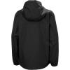 Helly-Hansen Vancouver Rain Jacket for Juniors, Waterproof HELLY TECH Protection, Seam-Sealed, Detachable Hood, Elastic Cuffs(991 Black)