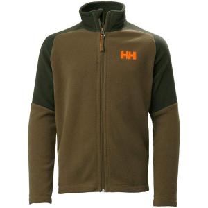 Helly-Hansen Juniors’ Daybreaker 2.0 Jacket – Lightweight, Warm, Breathable Zip Fleece – Durable, Packable Polartec Fabric(468 Olive)
