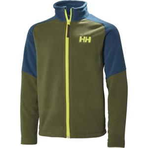 Helly-Hansen Juniors’ Daybreaker 2.0 Jacket – Lightweight, Warm, Breathable Zip Fleece – Durable, Packable Polartec Fabric(491 Ivy Green)