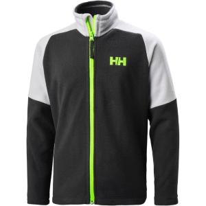 Helly-Hansen Juniors’ Daybreaker 2.0 Jacket – Lightweight, Warm, Breathable Zip Fleece – Durable, Packable Polartec Fabric(982 Ebony)