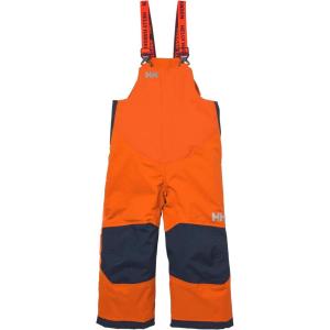 Helly-Hansen Stellar Bib Pant – Junior Girls Snow Pants for Winter Activities, Waterproof, Breathable, Durable Ski Gear(278 Neon Orange)
