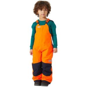 Helly-Hansen Stellar Bib Pant – Junior Girls Snow Pants for Winter Activities, Waterproof, Breathable, Durable Ski Gear(280 Neon Orange)