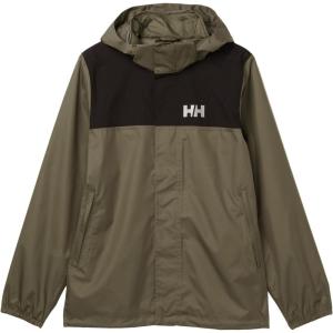 Helly-Hansen Vancouver Rain Jacket for Juniors, Waterproof HELLY TECH Protection, Seam-Sealed, Detachable Hood, Elastic Cuffs(425 Lav Green)