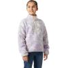 Helly Hansen Girls’ Frosty Pile Sweater(698 Bright Lavender Peony Aop)