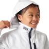 Helly Hansen girls Crew Hooded Jacket(002 White)