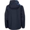Helly Hansen girls Crew Hooded Jacket(598 Navy)