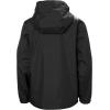 Helly Hansen girls Crew Hooded Jacket(991 Black)