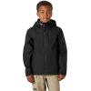 Helly Hansen girls Crew Hooded Jacket(991 Black)