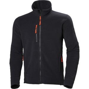 Helly-Hansen Kensington Full Zip Fleece Jacket for Men Featuring Wind- and Water-Resistant Tight-Knit Polartec Fleece(Black)