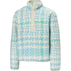 Helly Hansen Boys’ Frosty Pile Sweater(607 Light Cyan Broxburn Aop)