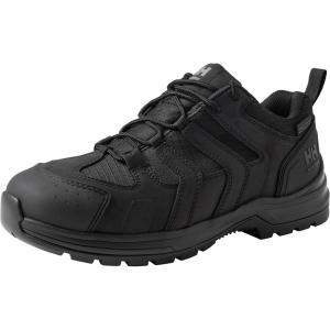 Helly-Hansen Oslo Hiker Low Aluminum Safety Toe Helly Tech Men’s Work Boot – Durable Leather, Waterproof Design(990 Black)