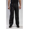 Helly Hansen Voss Rain Pant – PU-Coated Welded-Seam Waterproof Pants – Reflective Commuter Rain Gear – Adjustable Hem – 590 Navy – Medium(990 Black)