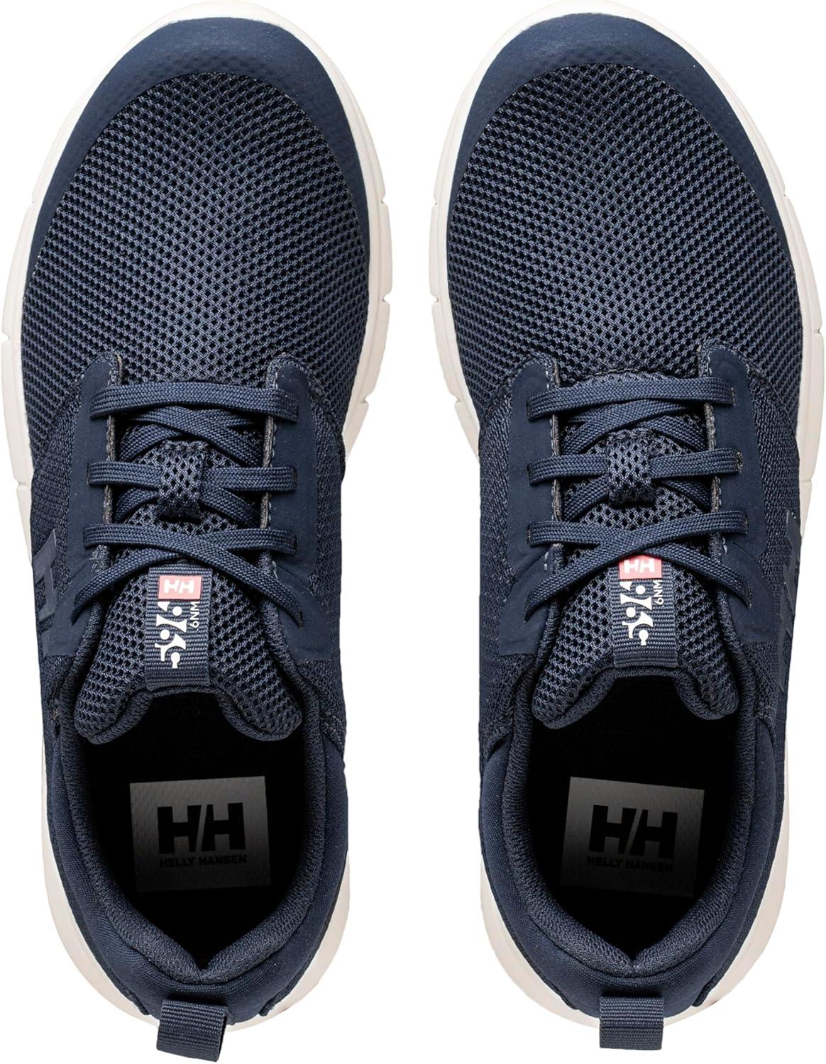 imageHellyHansen Feathering Womens Lightweight Shoe Stylish amp Durable Sneakers for Active Lifestyle amp Everyday Comfort598 NavyOff White