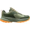 Helly-Hansen Awe Hiker HT Men’s Waterproof Hiking Shoes, Lightweight, Breathable, Cushioned, Non-Slip Grip(421 Lav Green/Orange Sorbet)
