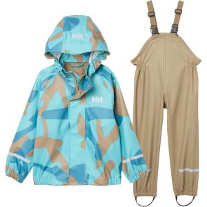 Helly Hansen Unisex Kids Bergen 2.0 Pu Rainset Aop(758 Pebble Aop)