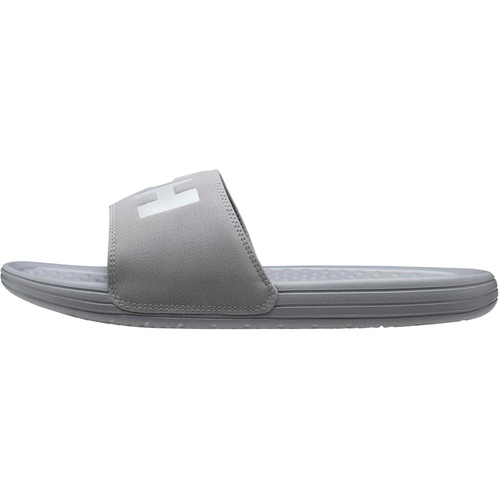 imageHelly Hansen HH Slide Mens Casual Comfortable Sandals Lightweight Padded Strap Large Logo SlipOn Beach Pool Footwear840 PenguinOff White