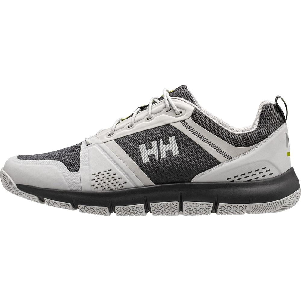 imageHelly Hansen Skagen F1 Sailing Sneakers  Breathable OpenMesh Construction amp QuickDrying EVA Mens Water Shoes  MultiZone Traction Grip Outsoles  Boat Footwear984 Phantom EbonyGrey Fog