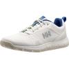 Helly Hansen Skagen F-1 Sailing Sneakers – Breathable Open-Mesh Construction & Quick-Drying EVA Men’s Water Shoes – Multi-Zone Traction Grip Outsoles – Boat Footwear(011 Off White/Cobalt 2.0)