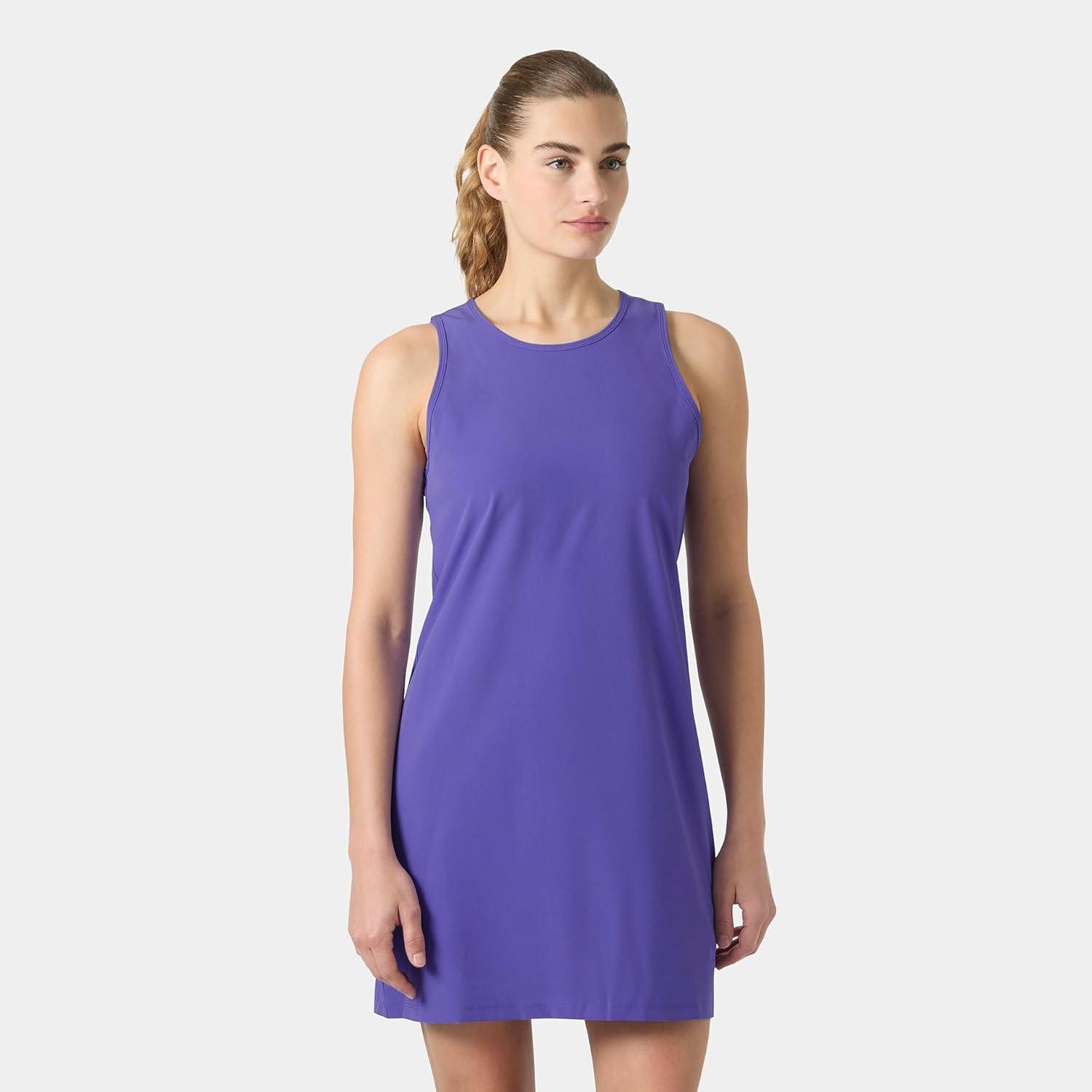 imageHellyHansen Awe Hiking Dress for Women Breathable Base Layer Set Ideal for Outdoor Adventures and Layering690 Ultra Violet