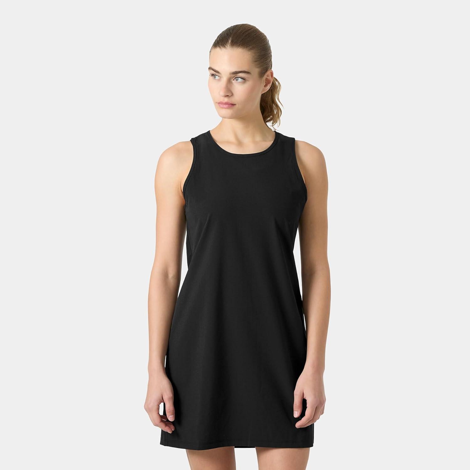 imageHellyHansen Awe Hiking Dress for Women Breathable Base Layer Set Ideal for Outdoor Adventures and Layering990 Black