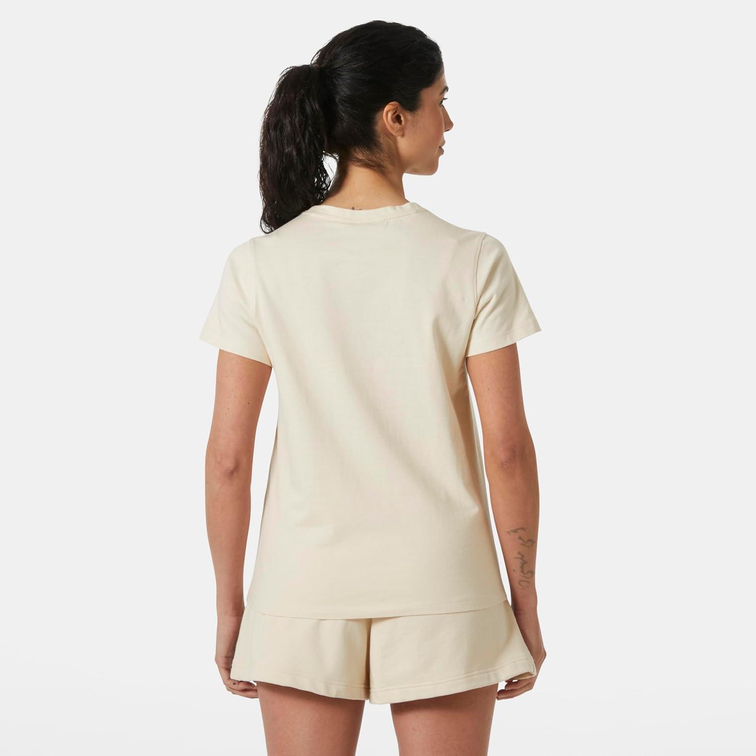 imageHellyHansen Core Graphic TShirt 20 Womens Athletic Shirt Lightweight amp Breathable Casual amp Sporty Style034 Cream