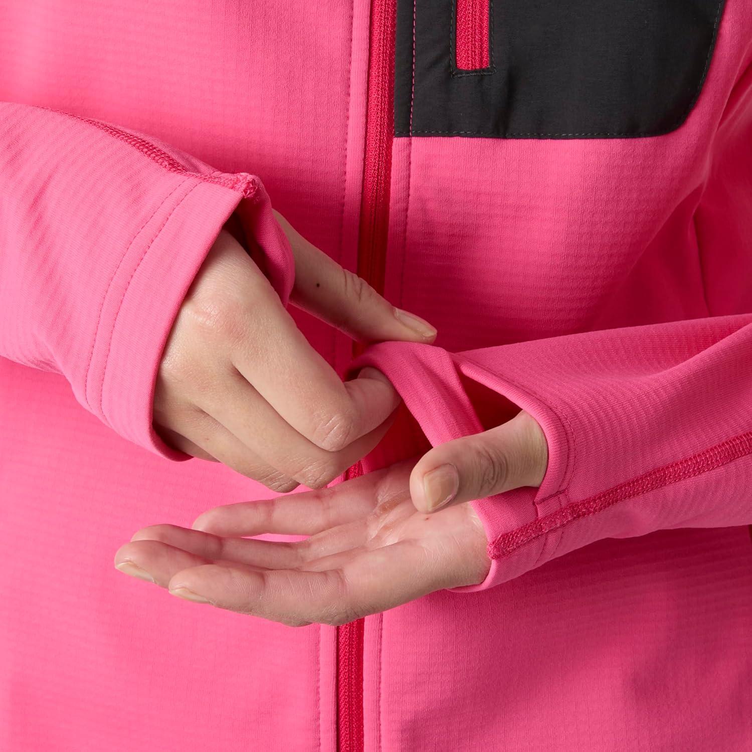 imageHellyHansen Versalite Hooded Jacket for Women Lightweight Waterproof FleeceOuterwearJackets AllSeason Versatile Coat074 Hot Pink