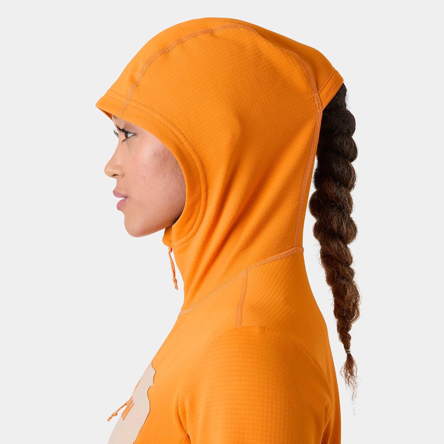 imageHellyHansen Versalite Hooded Jacket for Women Lightweight Waterproof FleeceOuterwearJackets AllSeason Versatile Coat303 Ignite Orange