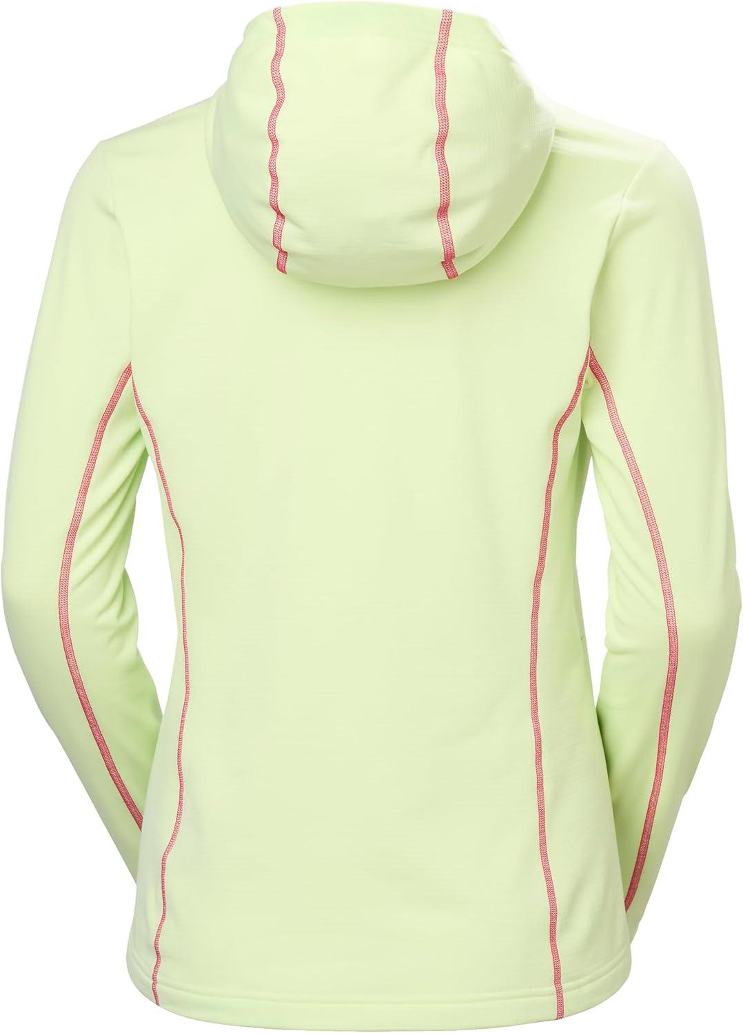 imageHellyHansen Versalite Hooded Jacket for Women Lightweight Waterproof FleeceOuterwearJackets AllSeason Versatile Coat398 Washed Lime