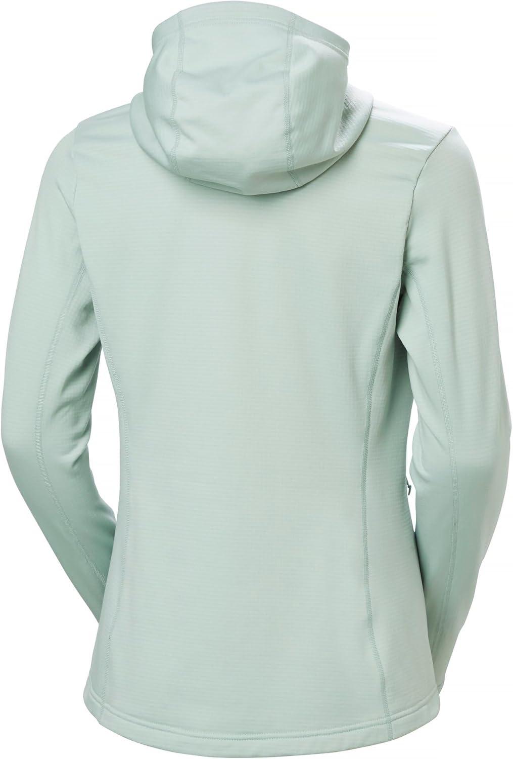 imageHellyHansen Versalite Hooded Jacket for Women Lightweight Waterproof FleeceOuterwearJackets AllSeason Versatile Coat462 Green Mist