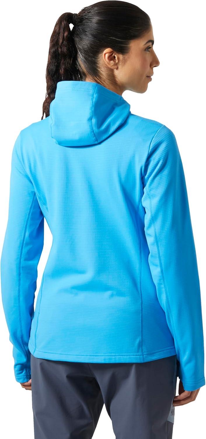 imageHellyHansen Versalite Hooded Jacket for Women Lightweight Waterproof FleeceOuterwearJackets AllSeason Versatile Coat645 Cyan