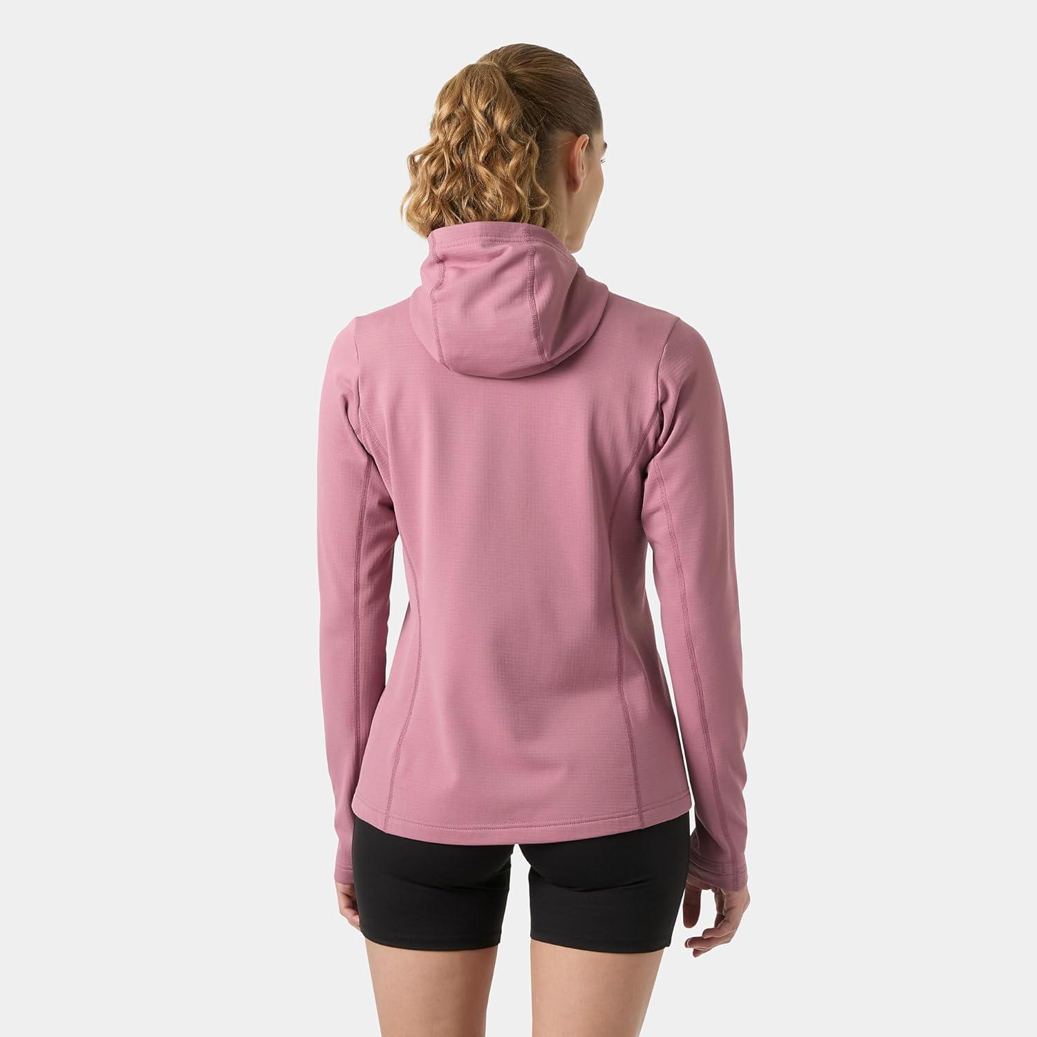 imageHellyHansen Versalite Hooded Jacket for Women Lightweight Waterproof FleeceOuterwearJackets AllSeason Versatile Coat664 Wildberry